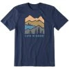 LIFE IS GOOD Men's Mountain Bike Landscape Crusher-Lite Short-Sleeve Tee -trucker hat shop 2086331 403 main