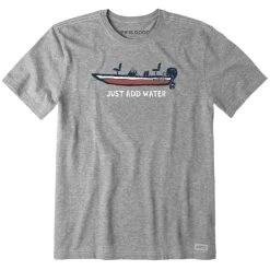 LIFE IS GOOD Men's Bass Boat Short-Sleeve Tee