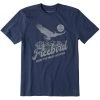 LIFE IS GOOD Men's Bald Eagle Freebird Short-Sleeve Tee -trucker hat shop 2086344 403 main