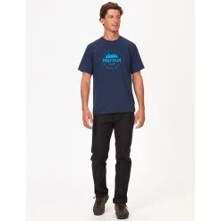 MARMOT Men's Culebra Peak Short-Sleeve Tee -trucker hat shop 2086416 402 alt2