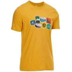 Eastern Mountain Sports EMS Men's Stickers Short-Sleeve Graphic Tee