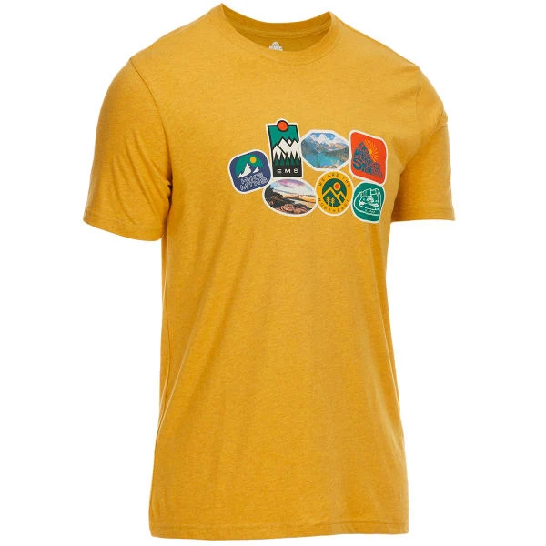 Eastern Mountain Sports EMS Men's Stickers Short-Sleeve Graphic Tee 3 Eastern Mountain Sports EMS Men's Stickers Short-Sleeve Graphic Tee