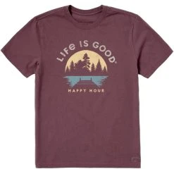 LIFE IS GOOD Men's Dockside Happy Hour Short Sleeve Tee