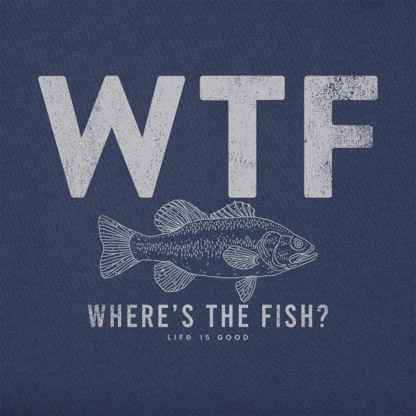 LIFE IS GOOD Men's WTF Bass Short-Sleeve Crusher Tee 4 LIFE IS GOOD Men's WTF Bass Short-Sleeve Crusher Tee - Image 2