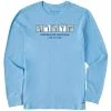 LIFE IS GOOD Men's Diversified Portfolio Golf Clubs Long-Sleeve Crusher Tee