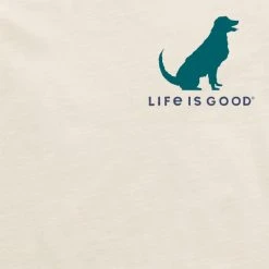 LIFE IS GOOD Men's Man's Best Friends Long-Sleeve Crusher-LITE Tee -trucker hat shop 2087629 106 alt1
