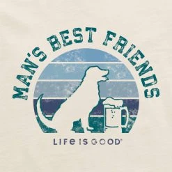 LIFE IS GOOD Men's Man's Best Friends Long-Sleeve Crusher-LITE Tee -trucker hat shop 2087629 106 alt2