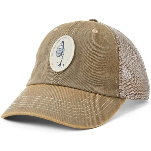 LIFE IS GOOD Men's Hook & Tackle Old Favorite Mesh Back Cap 3 LIFE IS GOOD Men's Hook & Tackle Old Favorite Mesh Back Cap