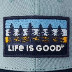 LIFE IS GOOD Tree Patch Hard Mesh Back Cap 8 LIFE IS GOOD Tree Patch Hard Mesh Back Cap -trucker hat shop 2087646 401 alt2