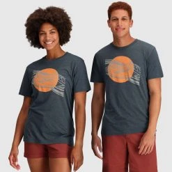 OUTDOOR RESEARCH Men's Artist Series Short-Sleeve Graphic Tee -trucker hat shop 2088080 457 alt1