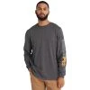 TIMBERLAND PRO Men's Core Logo Long-Sleeve Tee -trucker hat shop 2088345 005 main