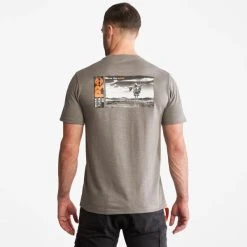 TIMBERLAND PRO Men's Base Plate Windmill Short-Sleeve Graphic Tee -trucker hat shop 2089595 004 alt1