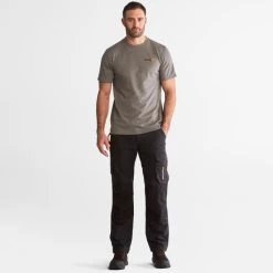 TIMBERLAND PRO Men's Base Plate Windmill Short-Sleeve Graphic Tee -trucker hat shop 2089595 004 alt5