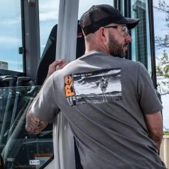 TIMBERLAND PRO Men's Base Plate Windmill Short-Sleeve Graphic Tee -trucker hat shop 2089595 004 alt7