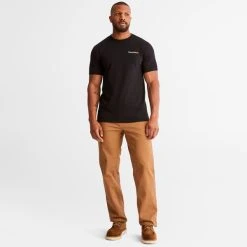 TIMBERLAND PRO Men's Base Plate Northern Lights Short-Sleeve Graphic Tee -trucker hat shop 2089596 001 alt5