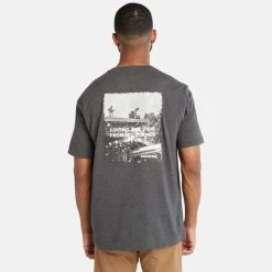 TIMBERLAND PRO Men's Base Plate Corner Office Short-Sleeve Graphic Tee -trucker hat shop 2089597 004 alt1