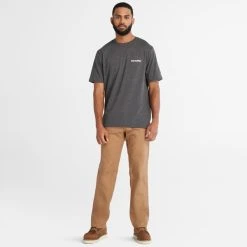 TIMBERLAND PRO Men's Base Plate Corner Office Short-Sleeve Graphic Tee -trucker hat shop 2089597 004 alt4
